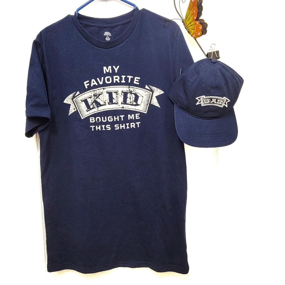 *M25466  New Celebrate Father’s 2-Psc T-shirt/Cap